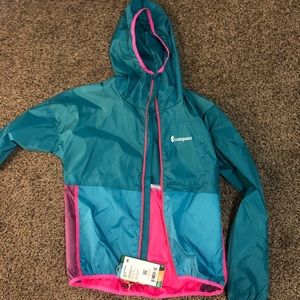 Cotopaxi Women's Teal and Pink Jacket